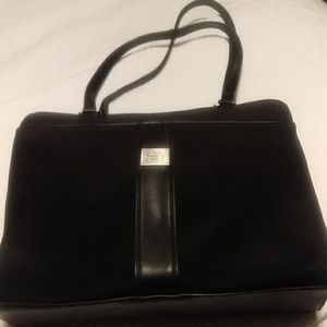 Liz Claiborne Black Shoulder Tote